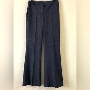 BCBG MazAzria Carly Wide Leg Stretch Wool Dress Pants Slacks Trousers 2 Gray